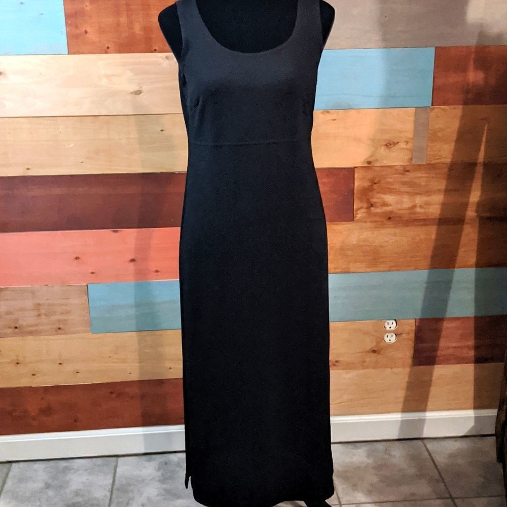 VINTAGE '90S petite size 6 Jessica Howard black super comfortable dress